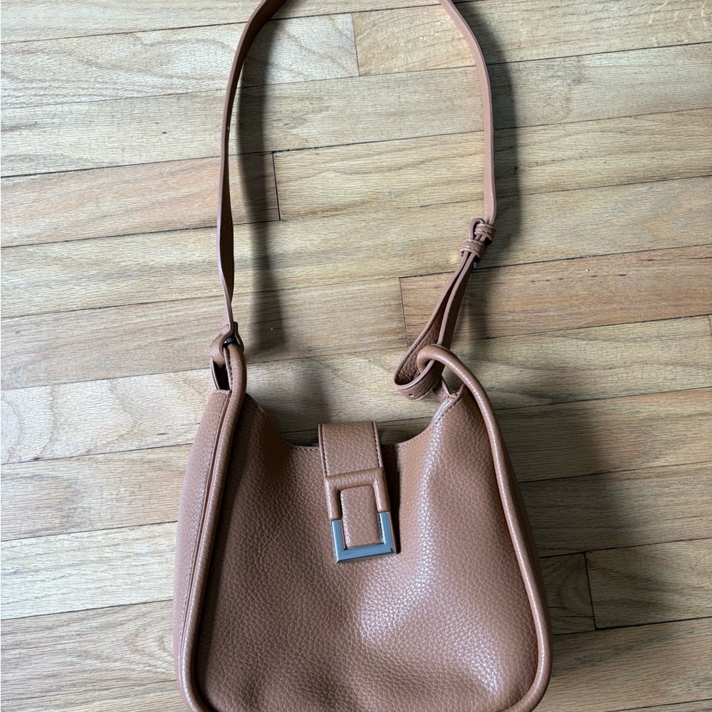 Tan Leather messenger Bag